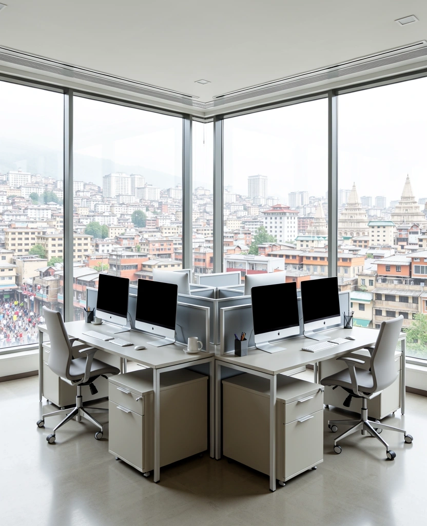 Himalayan Metric Data workspace in Kathmandu